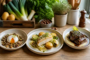 La cuisine bistronomique aux produits frais et locaux
