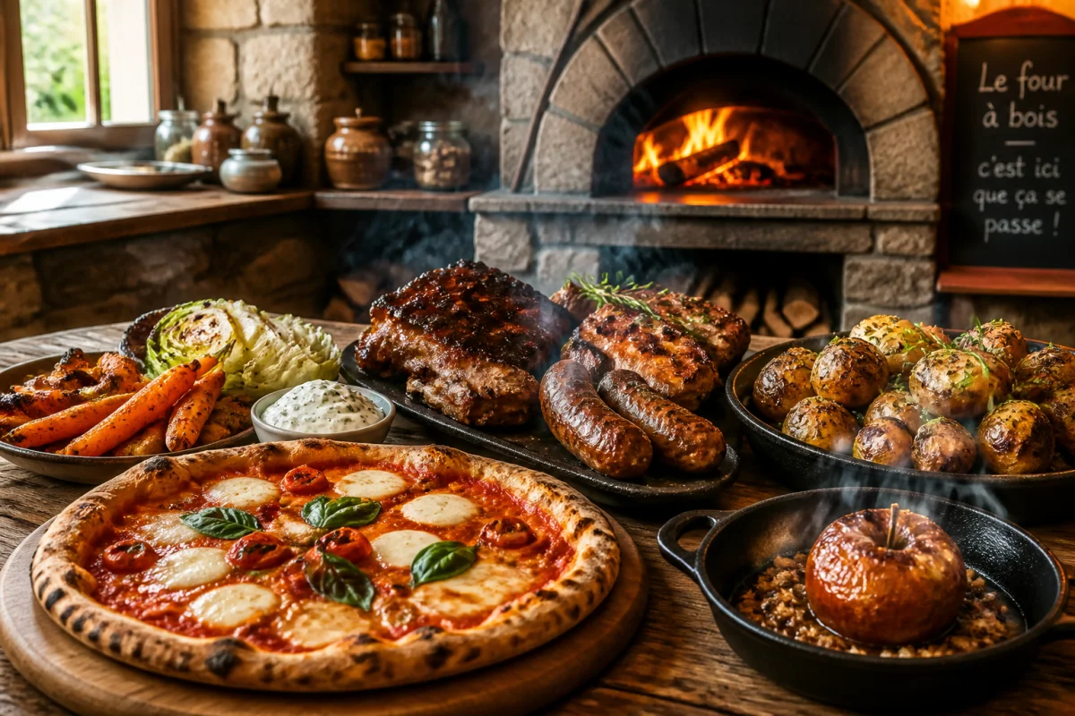 La cuisson au feu de bois pour des saveurs authentiques