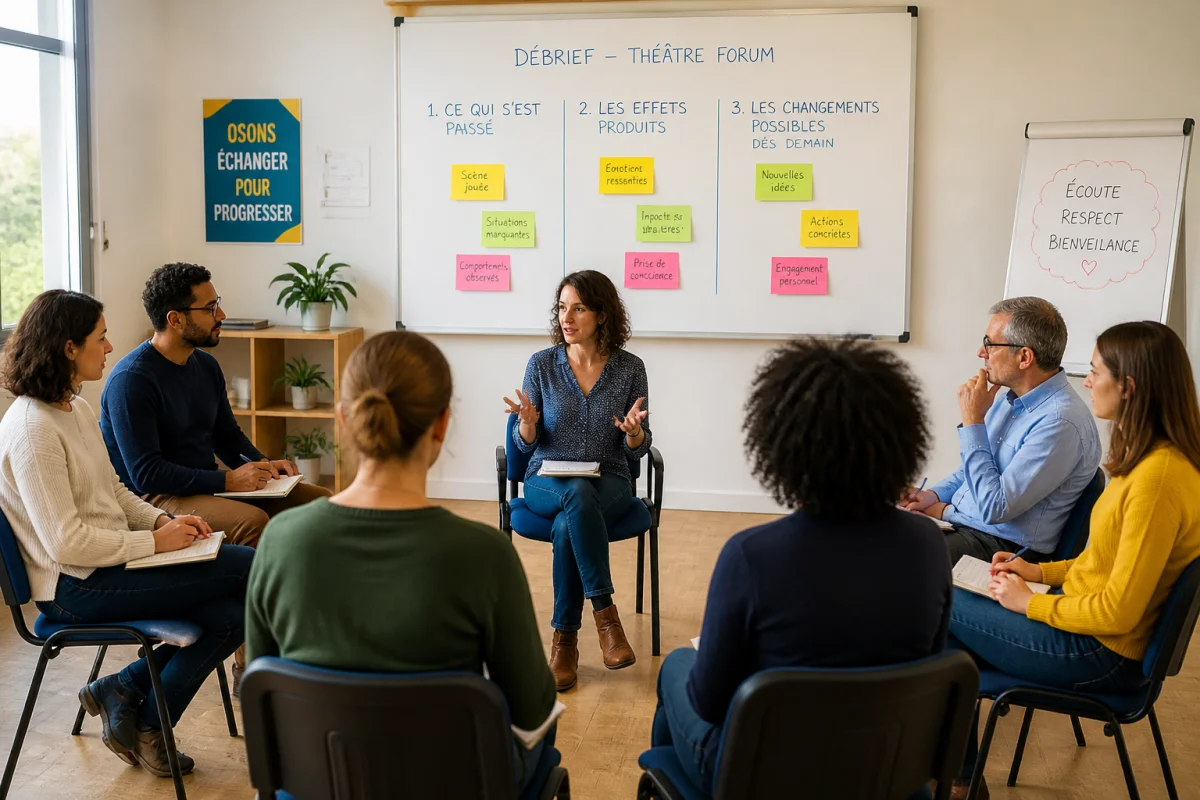 Le théâtre forum en entreprise pour faire participer un groupe